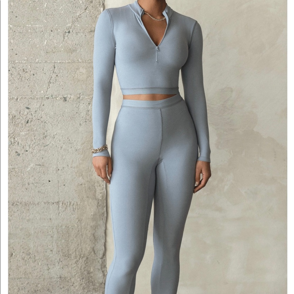 JLUXLABEL Karla Athleisure Set Blue Size Large. BNWT